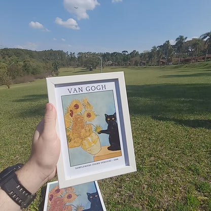 Gato e os Girassóis 🌻- Sem Texto